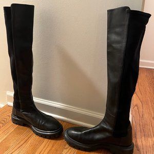 ULTRALUG CITY OVER-THE-KNEE BOOTS 12M Stretch Stuart Weitzman